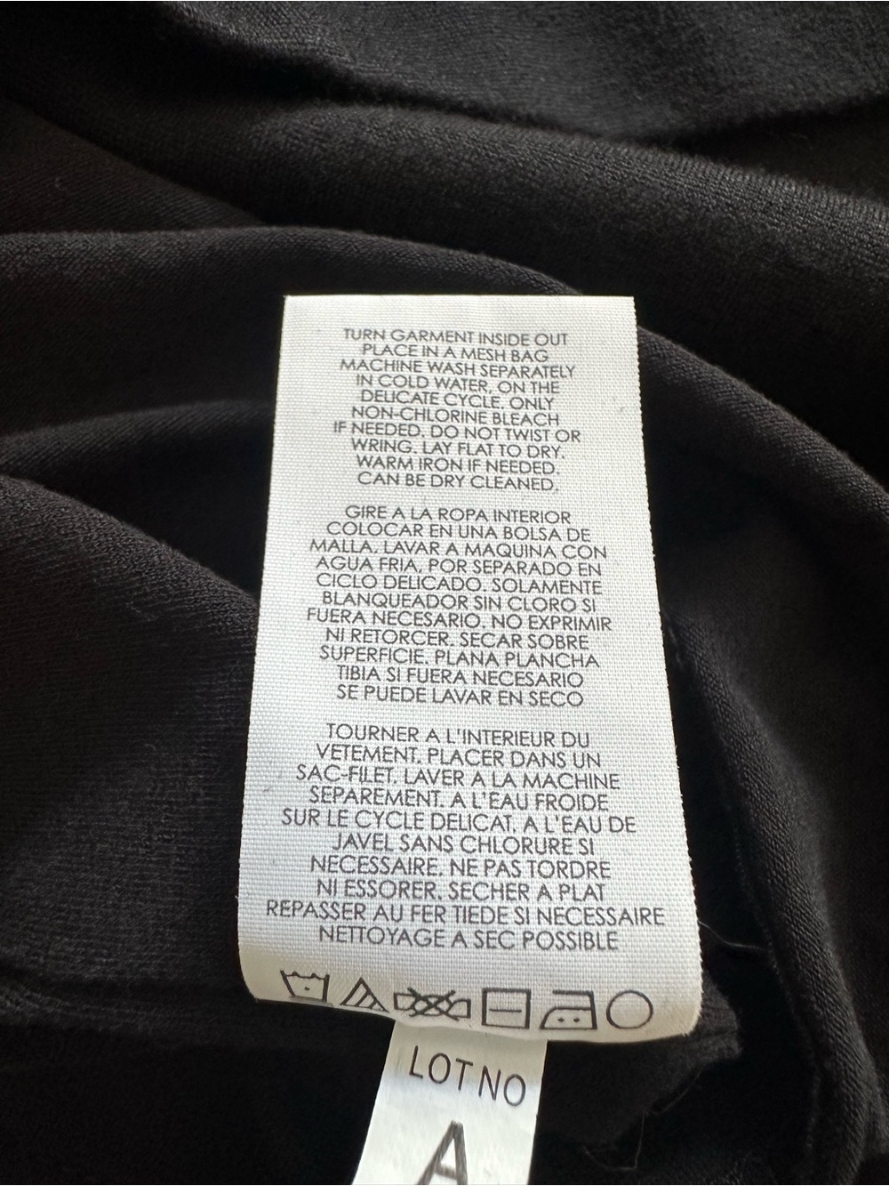 CAbi Black V-Neck Sleeveless A-Line Knit Dress size medium - Picture 15 of 15